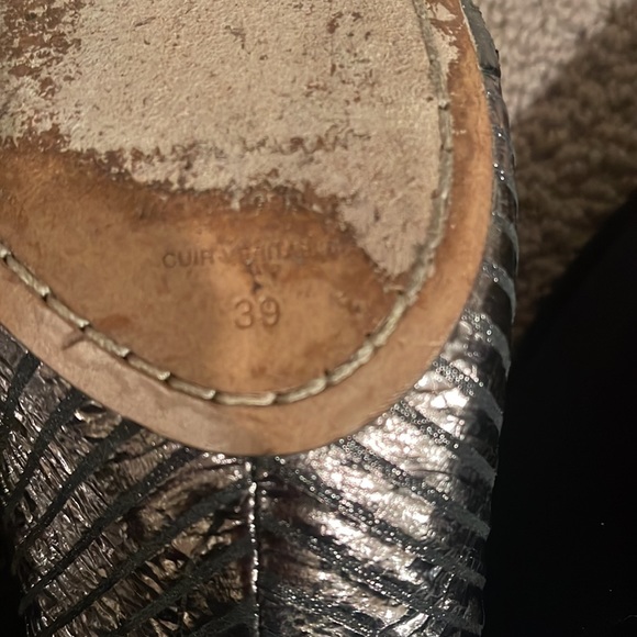 Isabelle marant size 39 silver/gunmetal booties - Picture 8 of 11
